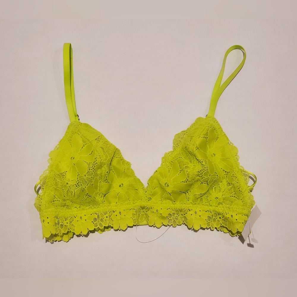 Aerie Lace Bralette Sz XS Citrine - Picture 1 of 5